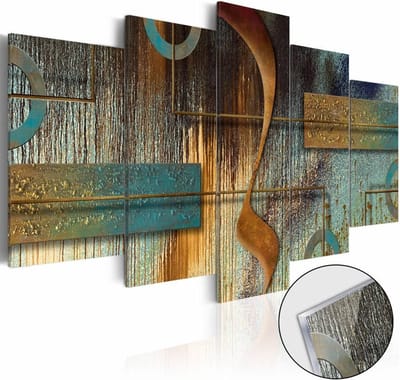 Afbeelding op acrylglas - Exotische opmerking, Multi-gekleurd, 5luik
