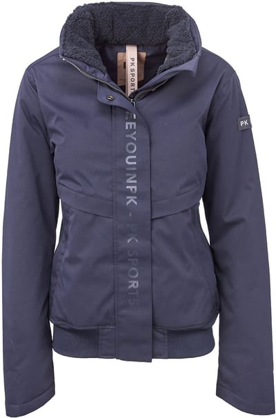 PK International - Winterjas - Dames - Bomber - Waterdicht - Winddicht - Capuchon - Zoom - Donkerblauw - XL/42