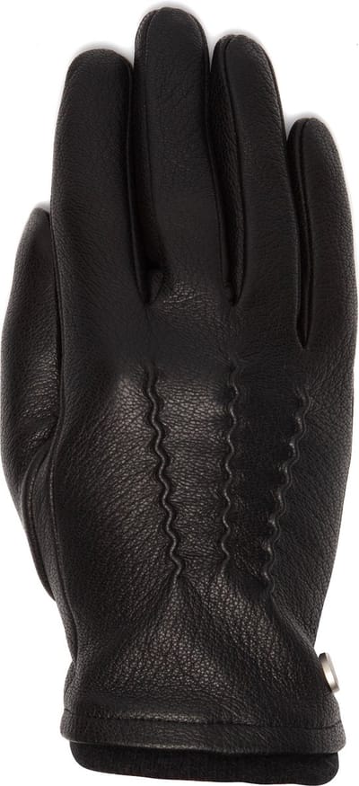 Leren Winterhandschoenen Heren – 100% geitenleer – James – Warme Wollen Voering – Zwart – Maat L