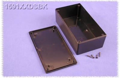 Hammond Electronics 1591XXDSBK – Universele behuizing – 152 x 82 x 51 mm – ABS – Zwart