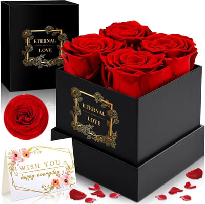 Gegraveerde antieke muziekdoos - Romantisch Valentijnsgeschenk - Handmatig bedienbare muziekdoos met unieke melodie - Cadeau voor haar of hem.