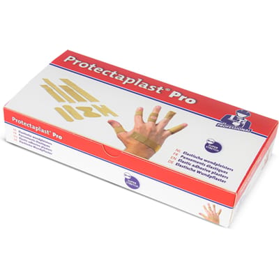 Elastische pleisters bruin Protectaplast 180x20mm 100 stuks