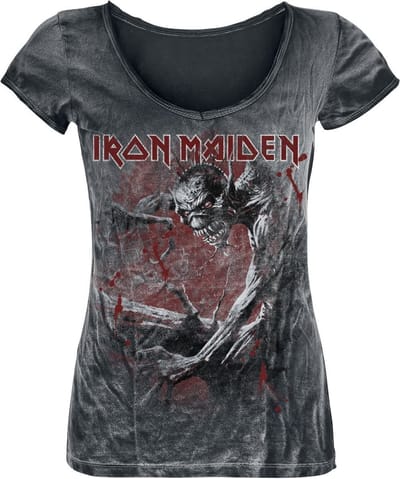 Iron Maiden T-shirt - Fear Of The Dark Vintage - S tot 4XL - voor Vrouwen - zwart-used look