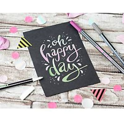 STABILO® Pen 68 metallic Premium viltstift, kogelstift, lijnbreedte 1,4 mm, verpakking van 8, diverse kleuren
