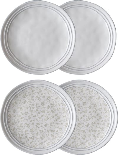 Laura Ashley Artisan Collectables Borden set van 4 - Ø 20cm