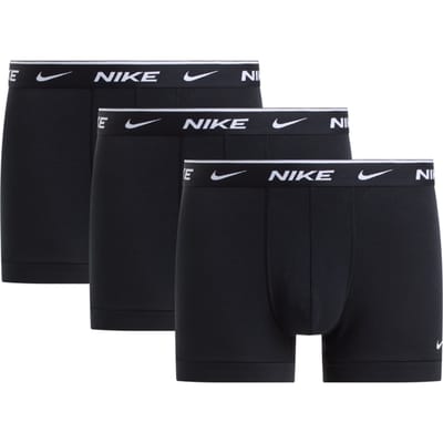 Nike Essential Cotton Stretch Trunk 3 Boxershorts Zwart K001