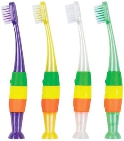 Kinder Tandenborstel - Kleine Borstel - Dagelijkse Mondhygiëne - Fijne Borstelharen - 15 cm - Willekeurig
