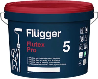 Flügger Flutex Pro 5 Muurverf Extra Mat Wit 3 Liter