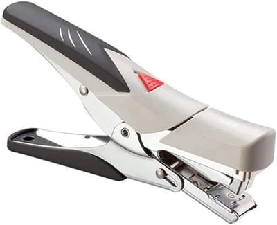 Tang Nietmachine Set - Kantoor Nietmachine - Papier Nieten - Metalen Structuur - 20 Vel - Grijs