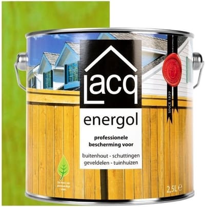 Lacq Energol - Beits - Groen - 2,5 liter - Voor op hout - Binnen en buiten