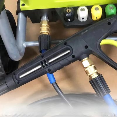 Drukverbinding Kit voor Slangen, 4 Stuks M22 14mm naar 3/8 Inch Snelsluiting, Koper Drukring Adapters voor Pomp en Tuinaccessoires