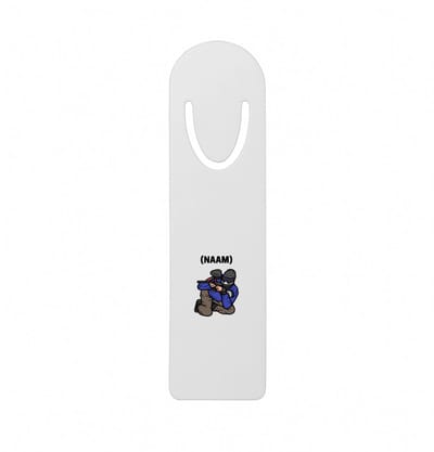 Hacebo® - Paintball met eigen naam metalen boekenlegger - Sport - Paintballer - Sport Bladwijzer boekenleggers - 12.7 cm x 3.2cm