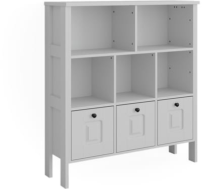 Vitalispa Ajaton Kinderboekenkast – 103.6 x 113.4 cm Wit