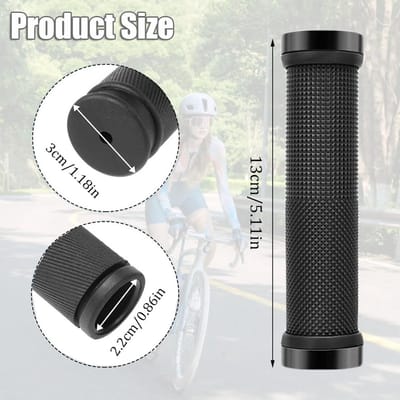 Comfortabele Fietsstuur Handvatten - Anti-slip Rubber voor Mountainbike & Stadsfiets