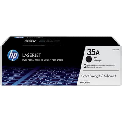 Tonercartridge HP CB435AD 35A zwart 2x