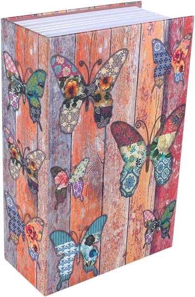 Geheime Opberger - Boek Kluis - Waardevolle Spullen - Met 2 Sleutels - 18 x 11.5 cm - Zwart