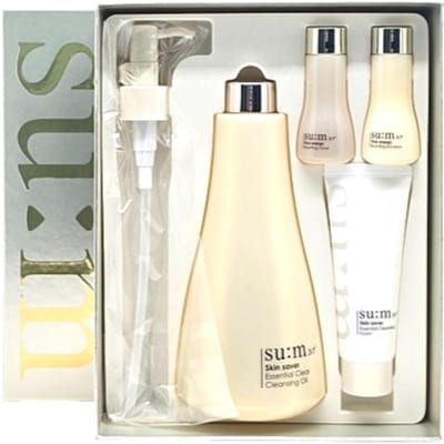 ZO:M37 Skin Saver Essentiële Heldere Reinigingsolie Speciale Set | Koreaanse Gefermenteerde Diep Reinigende Olie met Cadeauartikelen Special Set