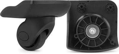 Kofferwielen Vervanging - Bagagewielen Reservewielen - Reisbagage Reparatie - Vier Schroefgaten - 2 Inch Breed - Voorwiel