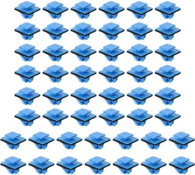Dailygoods- Wielkasten Clips 50 Stuks - Bevestigingsclips Auto - Kunststof - Compatibel met Hyundai/Kia - Top Head Grootte 11,7x9,7mm - Inclusief Sponsring