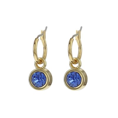 BIBA 80313 Oorhangers goud Sapphire
