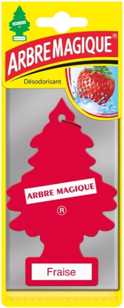 Fraise Aardbei Arbre Magique Geurboom Luchtverfrisser voor in de auto – Car Parfum – Geurboompje – Geurbooster – Wonderboom – Geurverfrisser – Nieuwe Auto – Autogeur – Autoparfum – Geurblad - Zomer Fris