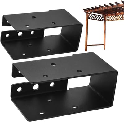 Balkschoenen Hout - Frame Stabilisator - Houtbouw Projecten - Verborgen Montage - 44 x 94 mm - Zwart