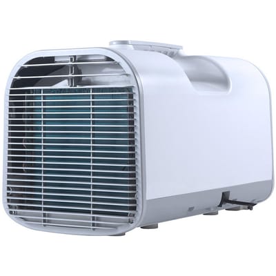 Draagbare Tent Airconditioner APP Spraakbesturing 1400W 12/24/220V 13KG 5-10m2 voor Camper Kamperen Lucht EU gray