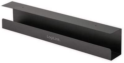 LogiLink KAB0070 kabelbeheersysteem Bureau Kabelgoot Zwart 1 stuk(s)