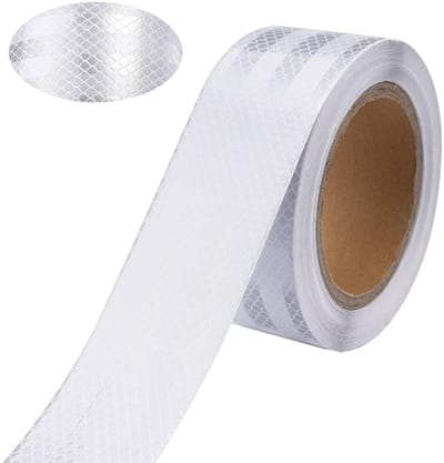 Reflecterende tape 5cm x 15m - Zelfklevende veiligheidsmarkering voor voertuigen, waarschuwing en noodsituaties