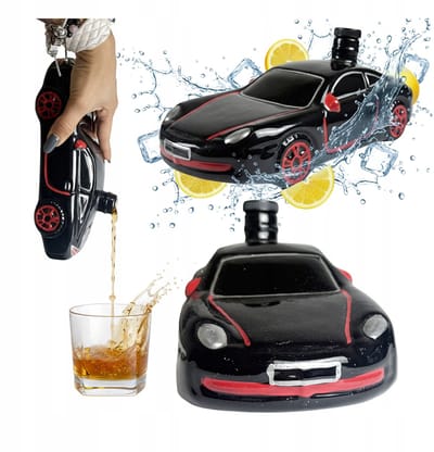 Bimberek - Keramische Flessen - Porsche 911 - Zwart Glans - 500 ml