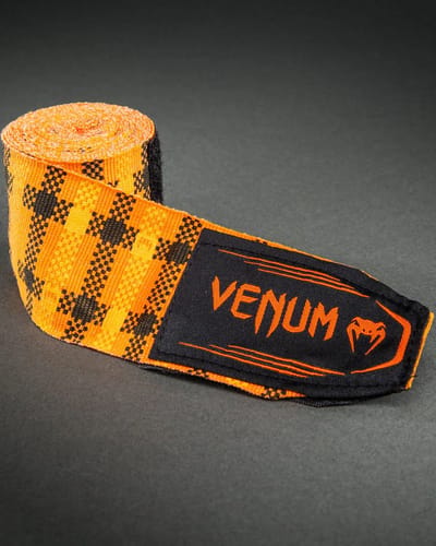 Venum Tartan Boksbandages 250 cm - Pompoen Oranje