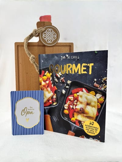 Vaderdag •Cadeaupakket Opa• Receptenboek Gourmet - Cadeau voor Mannen - Perfect Gifts
