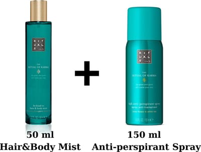 Rituals of Karma - Duo Set - Hair Body Mist 50 ml + Anti - Perspirant Spray 150 ml