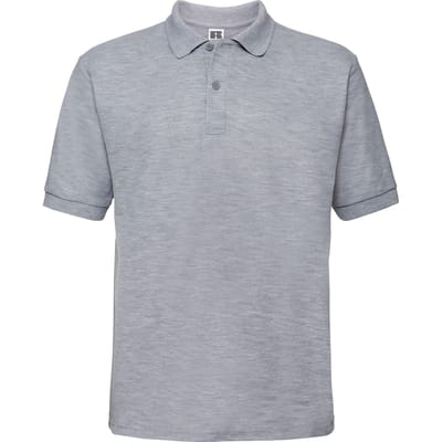 Russell Heren Polycotton Pique Poloshirt (Licht Oxford)