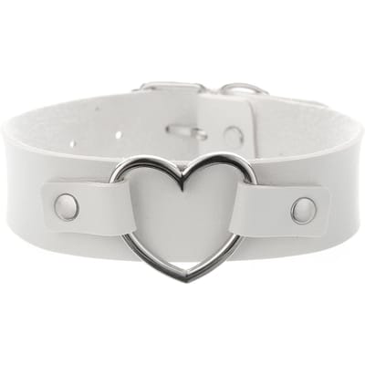 Nieuwe Sexy Trendy Vintage Charm Gothic Kraag Kettingen Sieraden Cadeau Gothic Leer Hart Harajuku Vrouwen Punk Choker Ketting