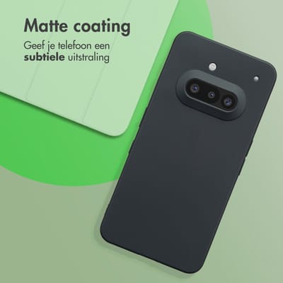 imoshion Hoesje - Geschikt voor Nothing Phone (3a) - Color Backcover - Zwart