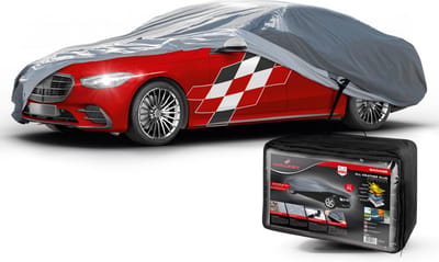 Walser Premium Dekzeil voor auto All Weather Plus - autozeil volledige garage Maat 3 Auto grijs