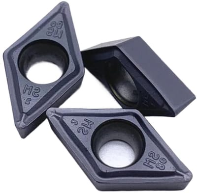 Draaibitel Set - Wisselplaten - Metaal Bewerken - Hardmetalen Legering - 10 Stuks - Zilverkleurig