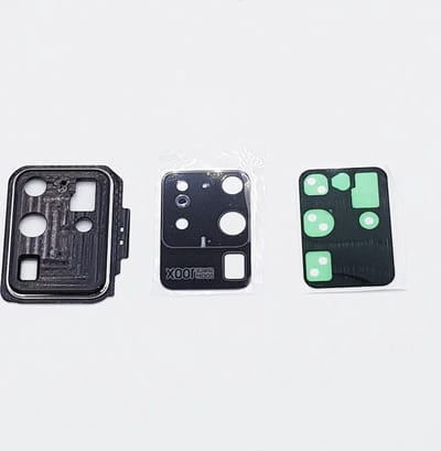 Camera Lenscover Geschikt voor Samsung Galaxy S20 Ultra – Premium – Zilver