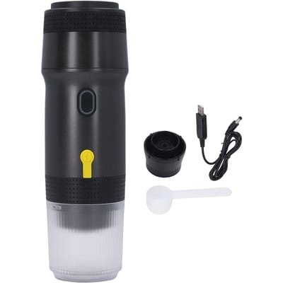 Cafetière portable 3 en 1 20 bars, chauffage sans fil, machine à café à capsules entièrement automatique pour L