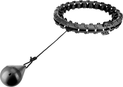 Queenfit® Hoelahoep Verstelbare Band met Gewicht - voor Volwassenen & Kinderen - voor Afslanken & Buikspieren - Fitness, Pilates, Gymnastiek, Home Gym