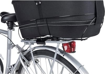 Famanu – Extra lange fietsmand voor brede bagagedragers, 60 x 29 x 42 cm