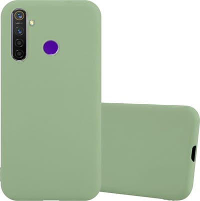Cadorabo Hoesje geschikt voor Realme 5 / 5i / 6i / C3 in CANDY PASTEL GROEN - Beschermhoes gemaakt van flexibel TPU silicone Case Cover