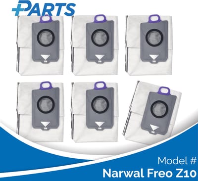 Narwal Freo Z10 Stofzakken (6 Stuks, Plus.Parts® alternatief voor CP-PJ-A00129-00-00)