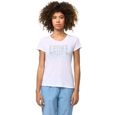 T-shirt Korte Mouw Leone 1947 Woman Short Sleeves Bright