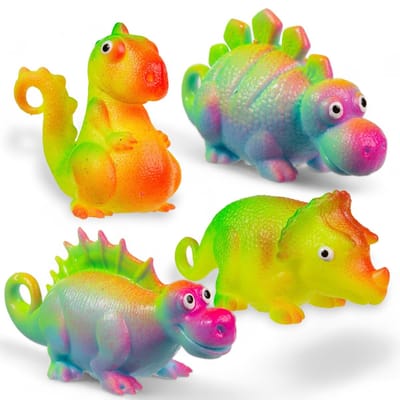 Cosensi- Ballonbal 30 cm - Dinosaurus - Educatief Speelgoed - Buitenspeelgoed - Opblaashulp - Kleurrijke Modellen - Opblaasbal