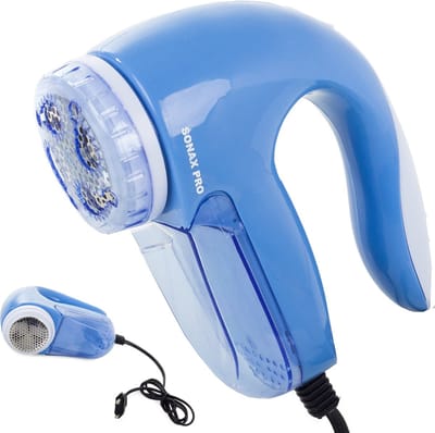 Elektrische Pluizen Verwijderaar met 3 snijbladen - Mini  Trui Kleding Lint Pill Fluff Haar Bal Trimmer Remover Huishoudelijke Stoffen Fuzz Scheerapparaat