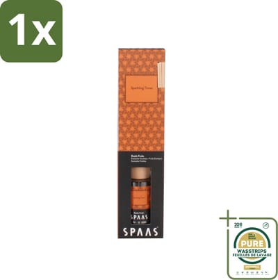 1 x Spaas - Geurstokjes - Sparkling Times - Exotische Vruchten - 80 ml- Geurstokjes - Exotische Geur - Fruitige Geur - Spaas Geurstokjes - Sparkling Times