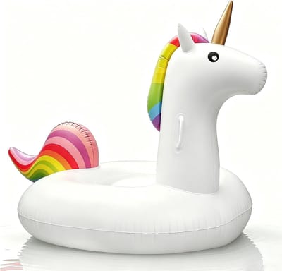 SnelShoppen - Opblaasbare Zwembad Float - Groot, Kleurrijk Ontwerp, Perfect voor Kinderen en Volwassenen, Ideaal voor Zwembad Feesten, Tuin, Vakantie,