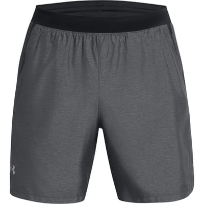 Under Armour Launch Heather 7" Shorts - Grijs- Heren, Grijs S